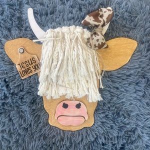 Highland Cow Door Hanger